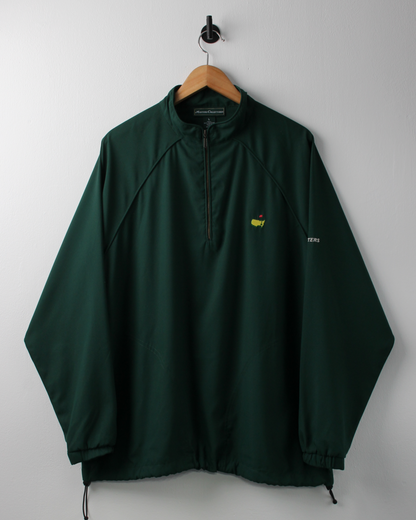 00s Masters Collection Green Quarter Zip Windbreaker (L)