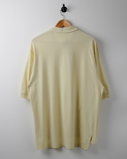 90s Nike Light Yellow Polo (M)