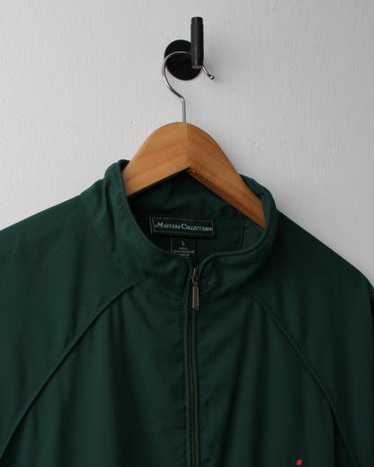 00s Masters Collection Green Quarter Zip Windbreaker (L)