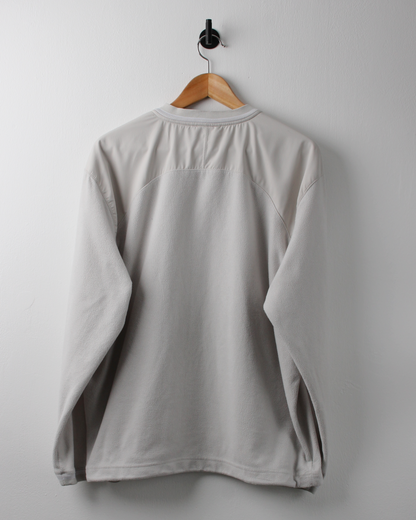 00s Nike Cream V-Neck Fleece (M)