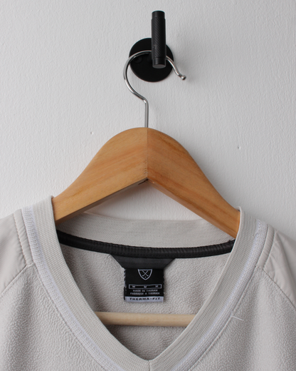 00s Nike Cream V-Neck Fleece (M)