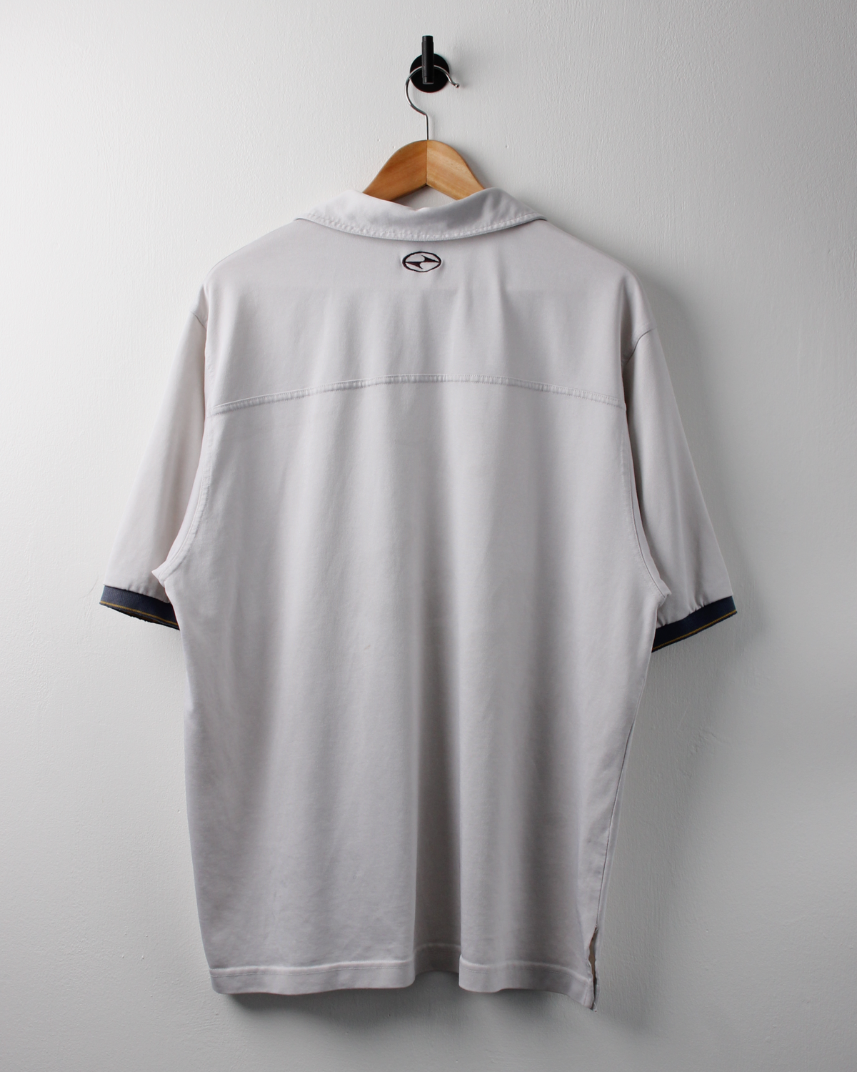 90s Nike Tiger Woods Yin Yang White Buttonless Polo (L)