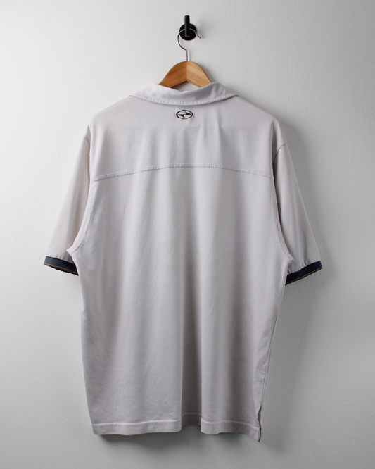 90s Nike Tiger Woods Yin Yang White Buttonless Polo (L)