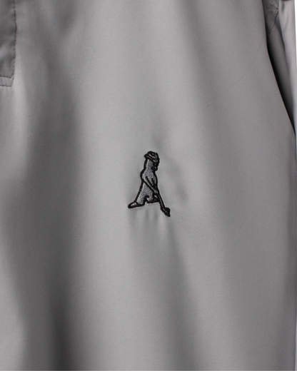 00s Ping ‘Mr Ping’ Logo Grey Buttoned Windbreaker (L)
