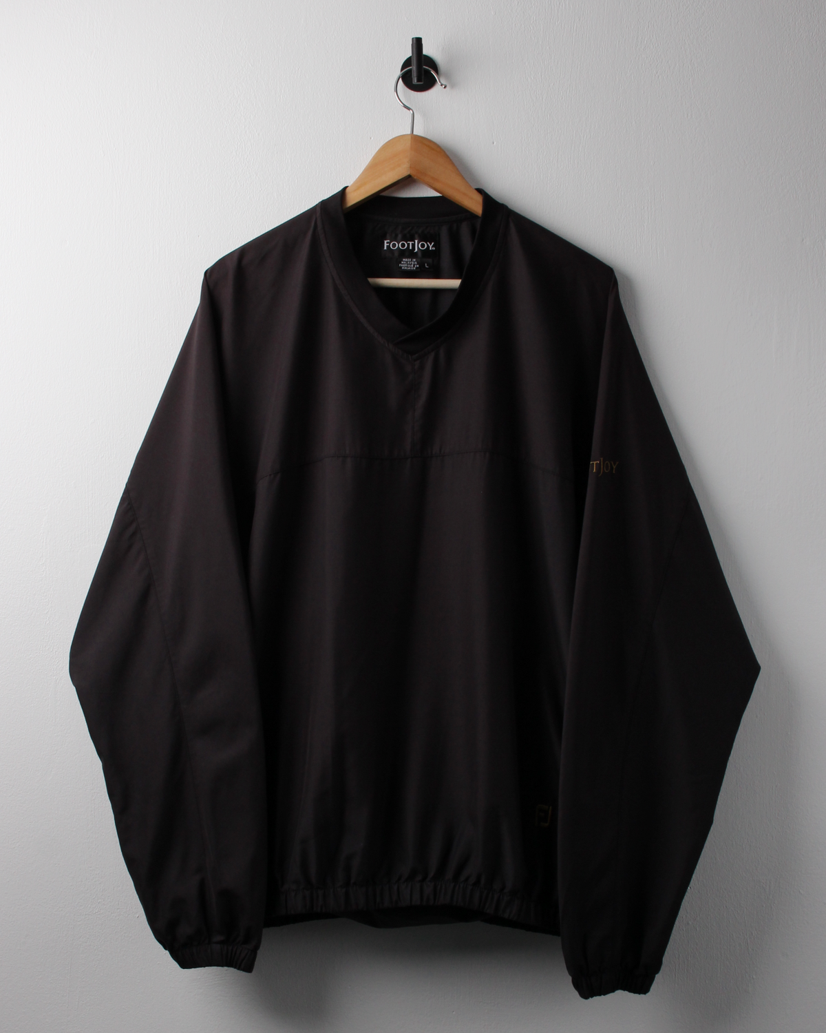 00s FootJoy Black Lightweight Windbreaker (L)