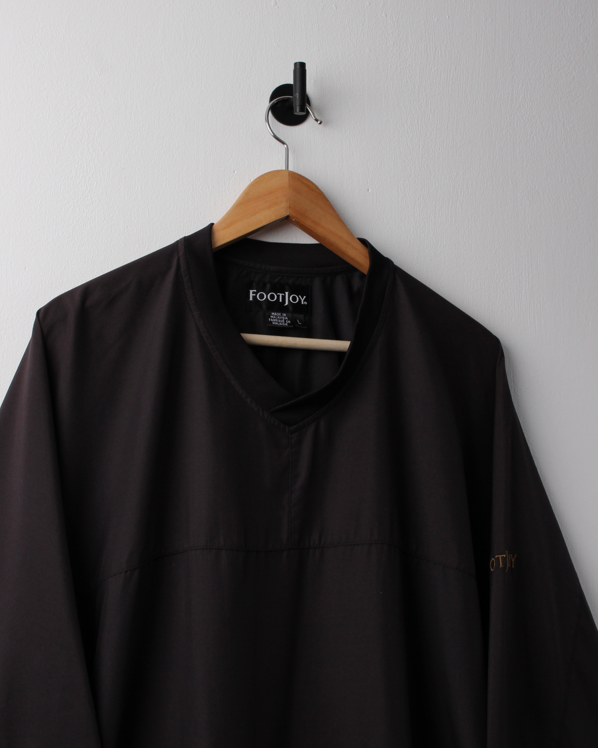 00s FootJoy Black Lightweight Windbreaker (L)