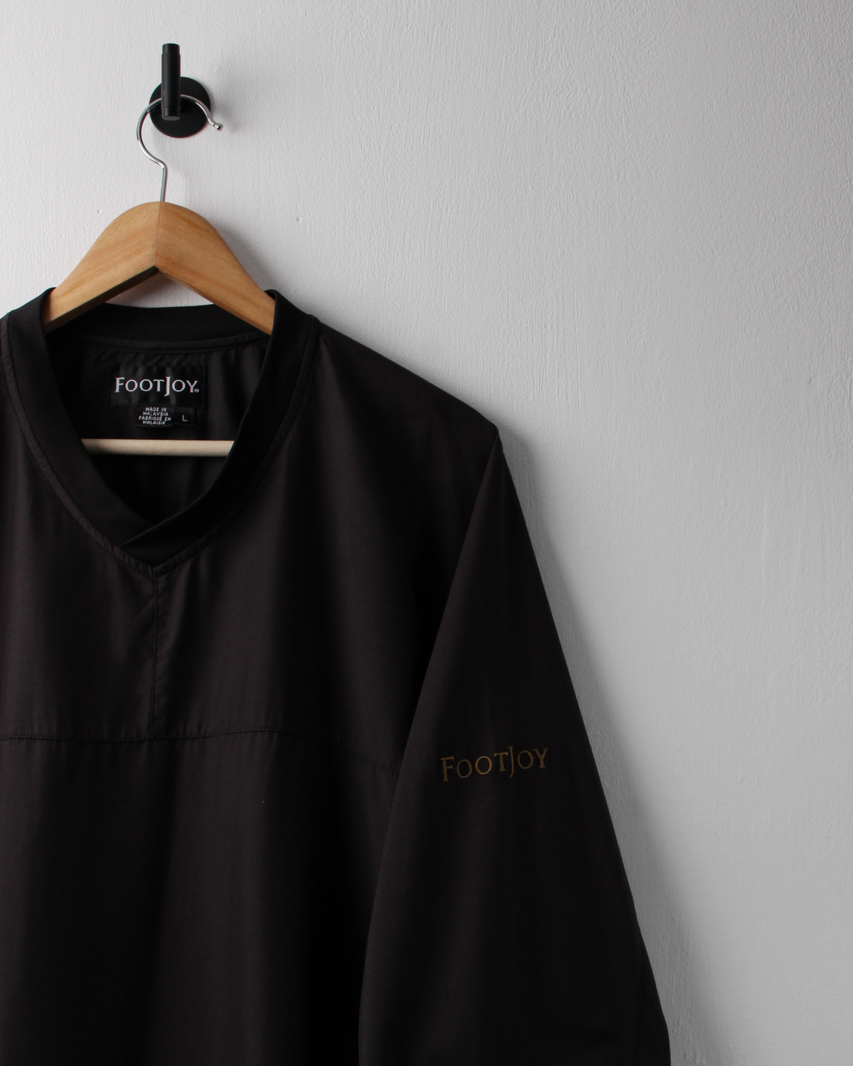 00s FootJoy Black Lightweight Windbreaker (L)