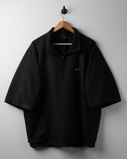 00s Nike Black Short Sleeve Windbreaker (L)