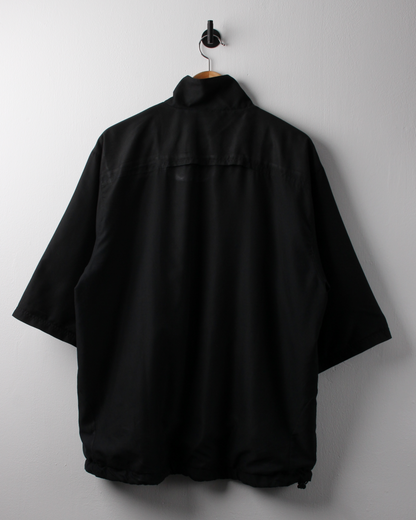00s Nike Black Short Sleeve Windbreaker (L)