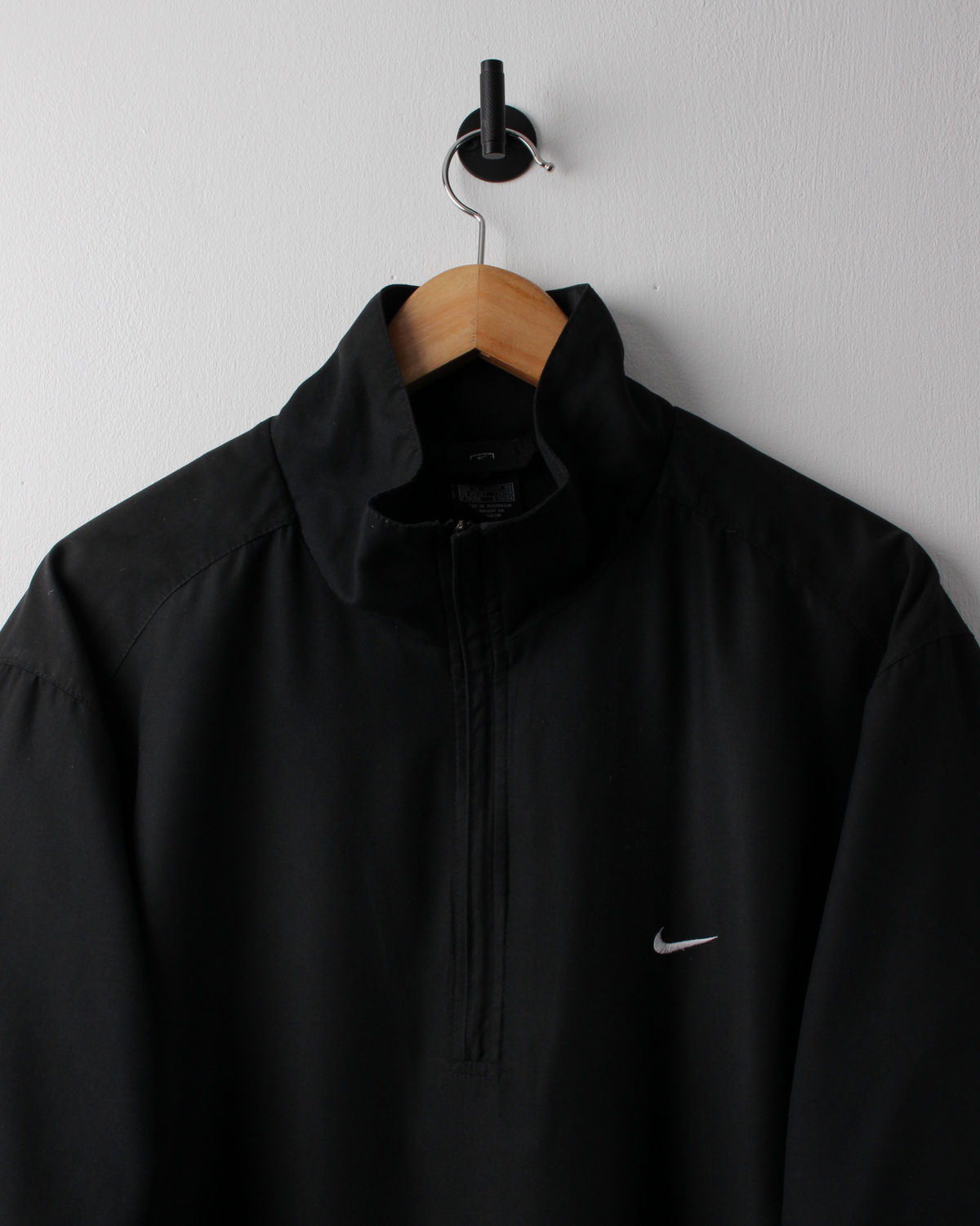 00s Nike Black Short Sleeve Windbreaker (L)