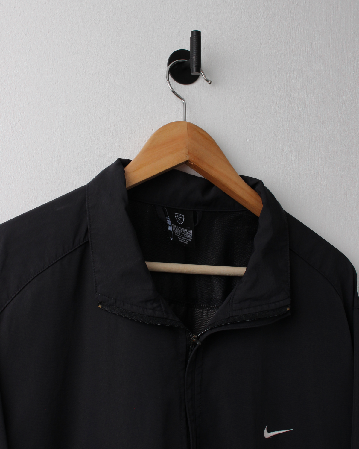 00s Nike Black Lightweight Quarter Zip Jacket (XL)