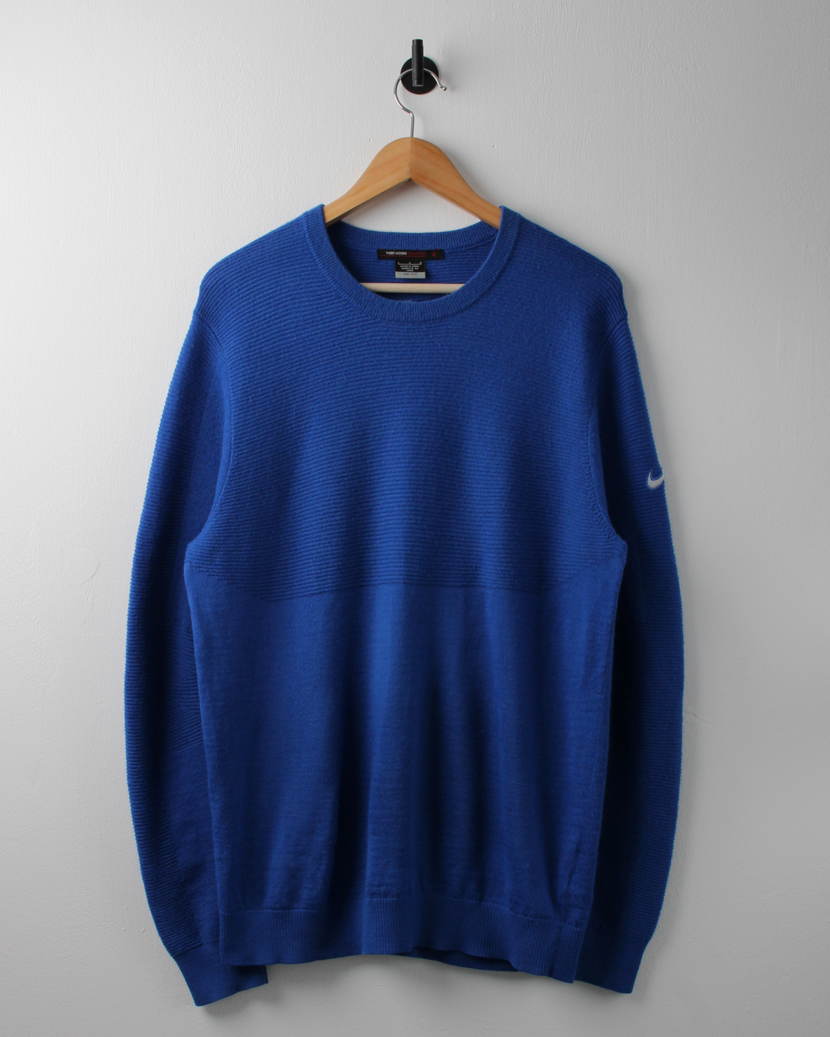 00s Nike Tiger Woods Collection Blue Wool Knit (L)