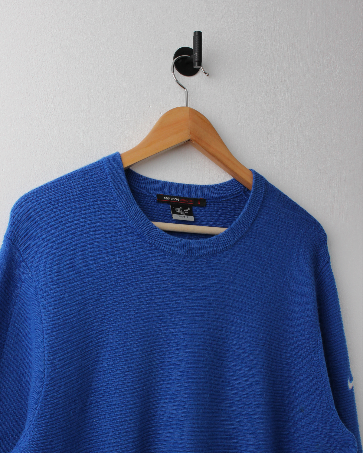 00s Nike Tiger Woods Collection Blue Wool Knit (L)