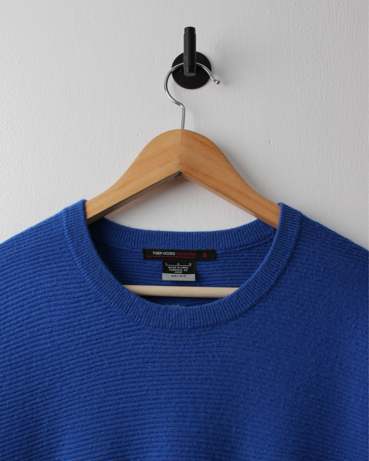 00s Nike Tiger Woods Collection Blue Wool Knit (L)