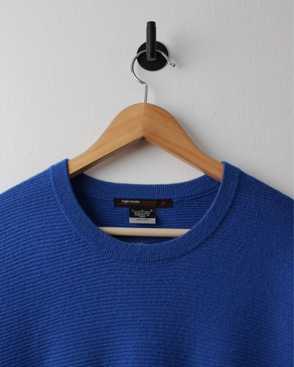 00s Nike Tiger Woods Collection Blue Wool Knit (L)