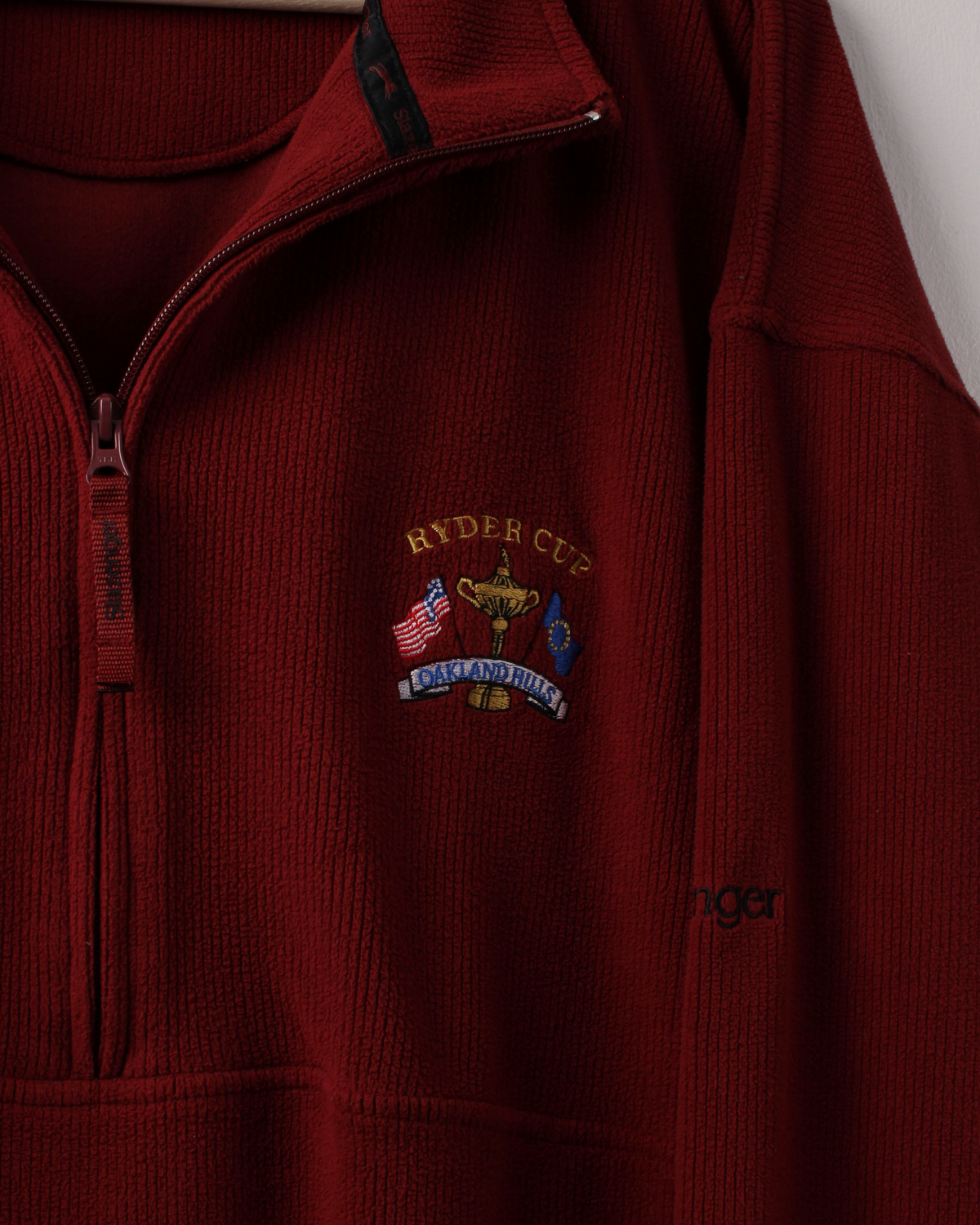 90s Ryder Cup Oakland Hills Burgundy Fleece (XL)