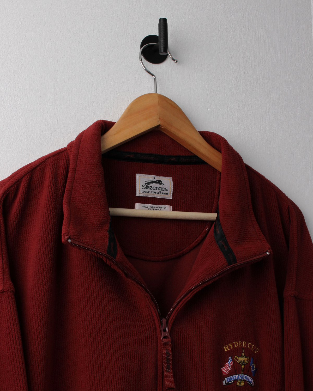 90s Ryder Cup Oakland Hills Burgundy Fleece (XL)