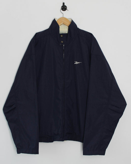 90s Reebok Navy Full Zip Jacket (XL)