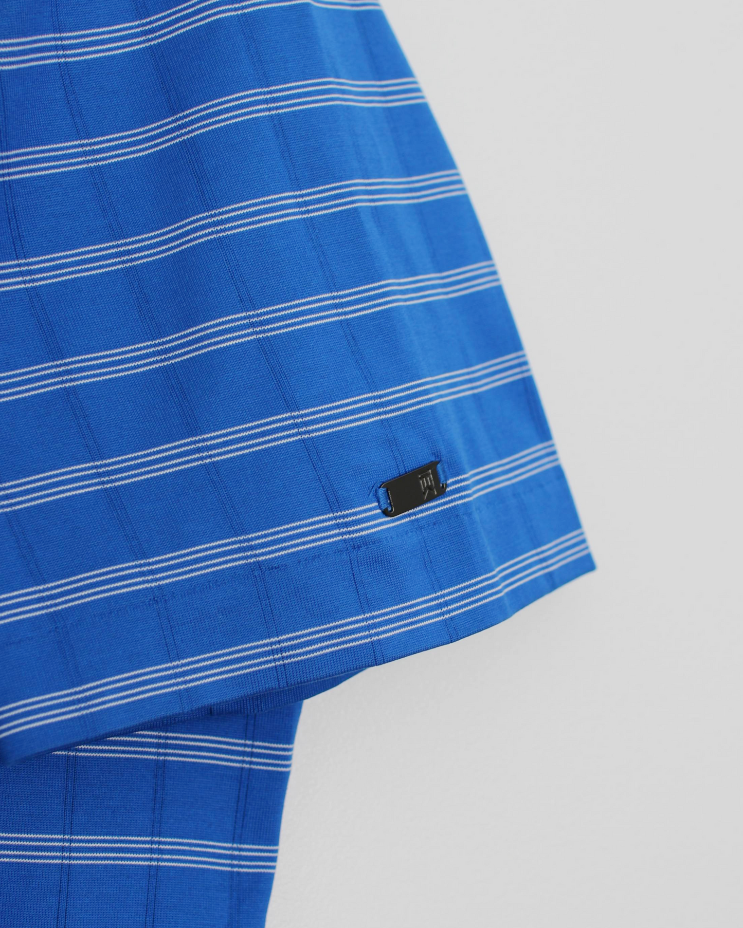 00s Nike Tiger Woods Blue/White Polo-Shirt (L)