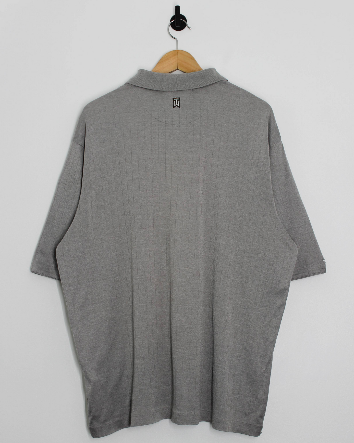 00s Nike Tiger Woods Grey Polo-Shirt (XL)
