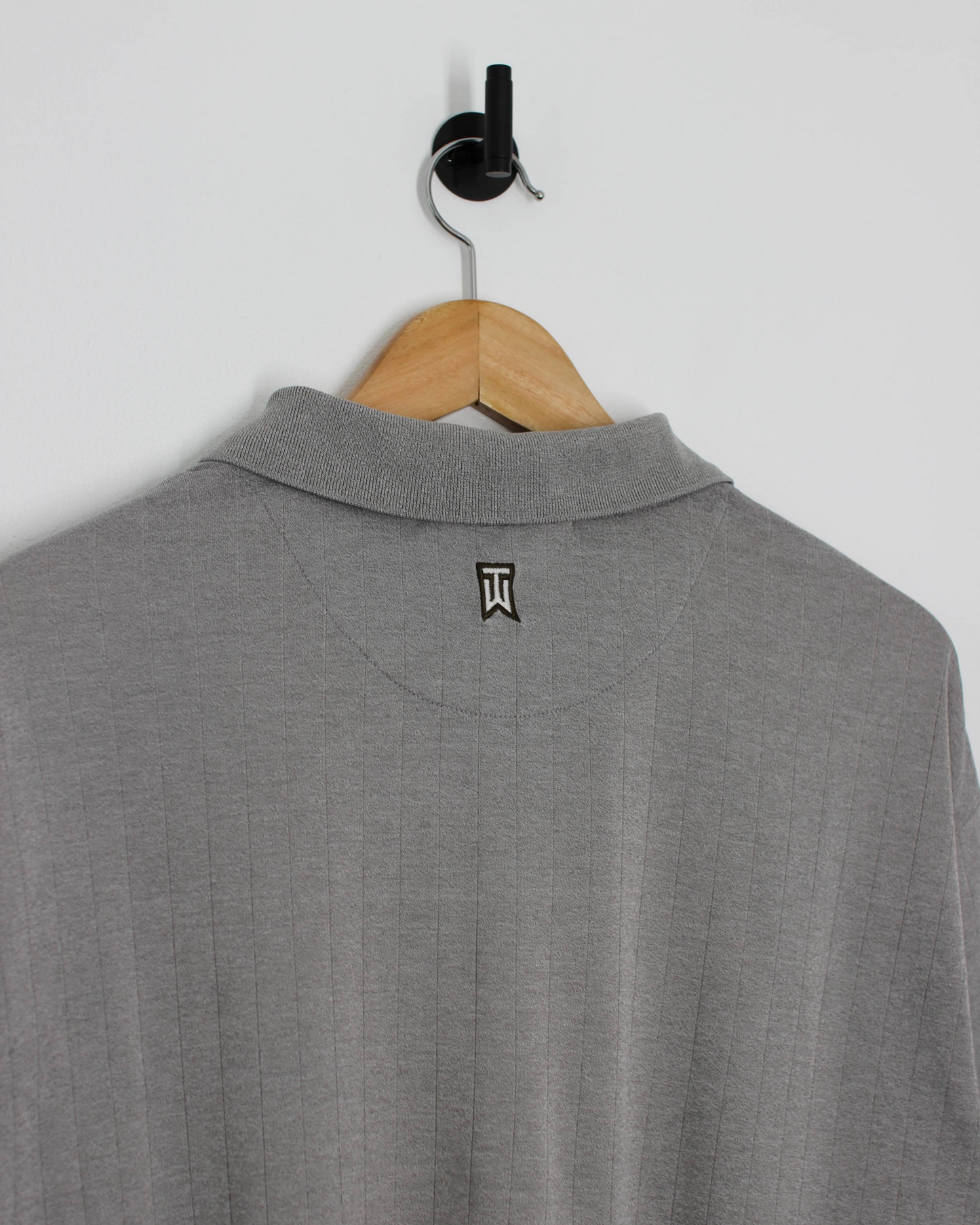 00s Nike Tiger Woods Grey Polo-Shirt (XL)