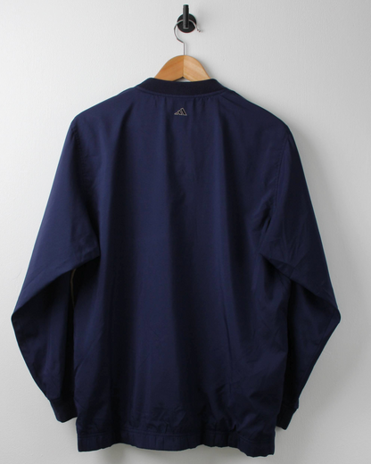 90s Adidas Navy & Gold Lightweight Windbreaker (XS)
