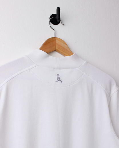 00s Ping ‘Mr Ping’ Logo White Mock Neck (S)