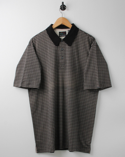 90s Greg Norman Micro-Pattern Polo (L)