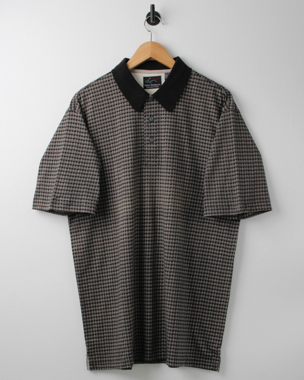 90s Greg Norman Micro-Pattern Polo (L)