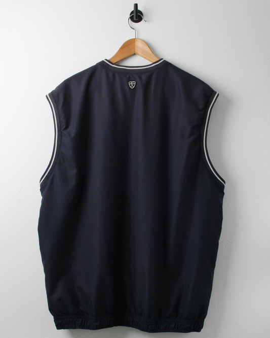 00s Nike Shield Logo Navy Golf Vest (XL)