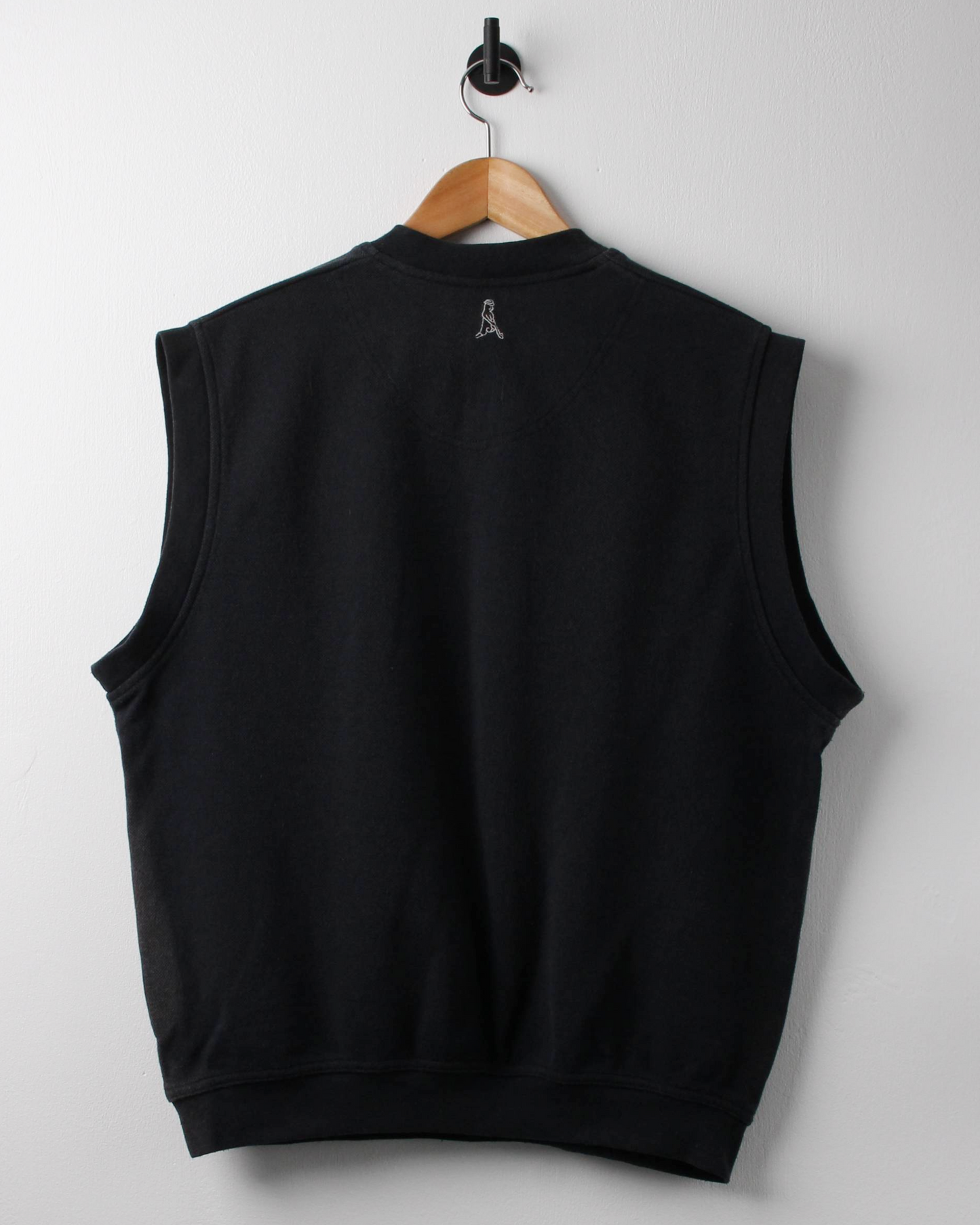 00s Ping ‘Mr Ping’ Logo Navy Cotton Golf Vest (S)