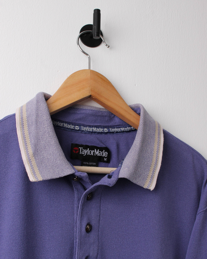 90s TaylorMade Blue & Cream Polo (L)