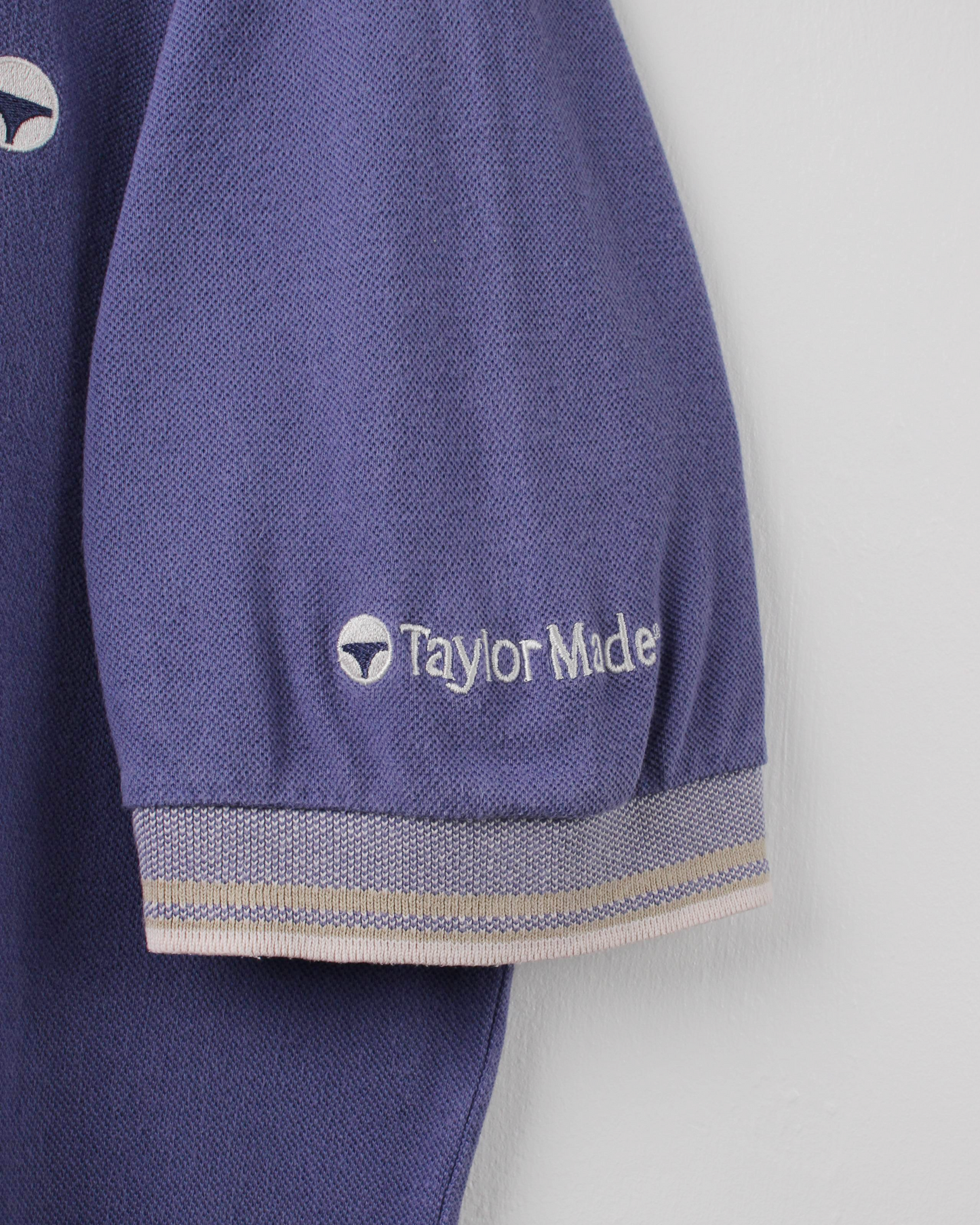 90s TaylorMade Blue & Cream Polo (L)