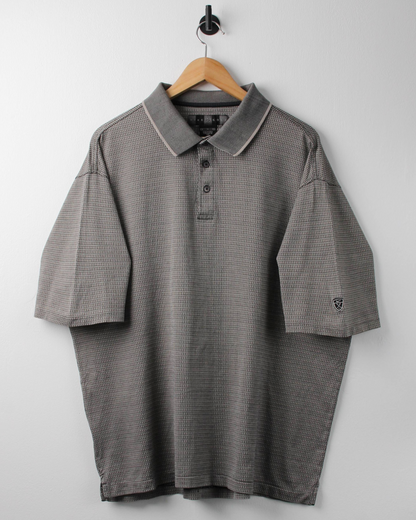 00s Nike Shield Logo Geometric  Polo (L)
