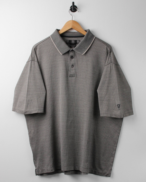 00s Nike Shield Logo Geometric  Polo (L)