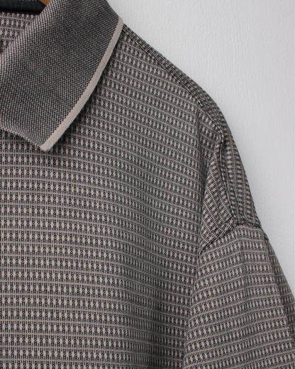 00s Nike Shield Logo Geometric  Polo (L)