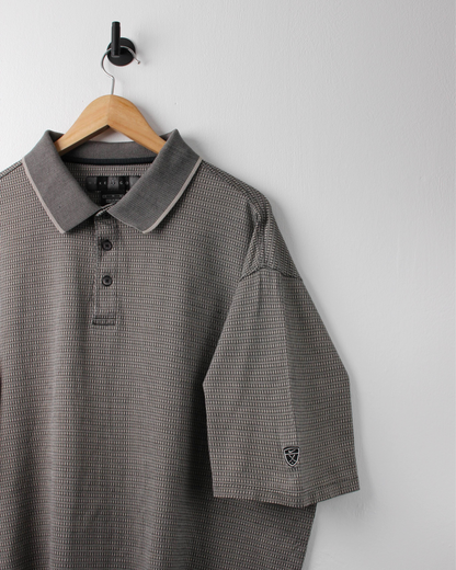 00s Nike Shield Logo Geometric  Polo (L)