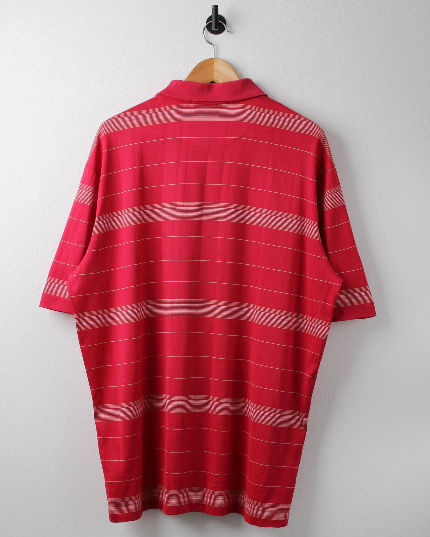00s Nike Tiger Woods Red Striped Polo (L)
