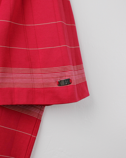 00s Nike Tiger Woods Red Striped Polo (L)