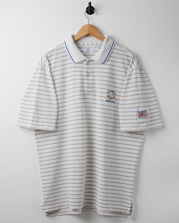 2006 US Open Winged Foot Volunteer Striped Polo (L)
