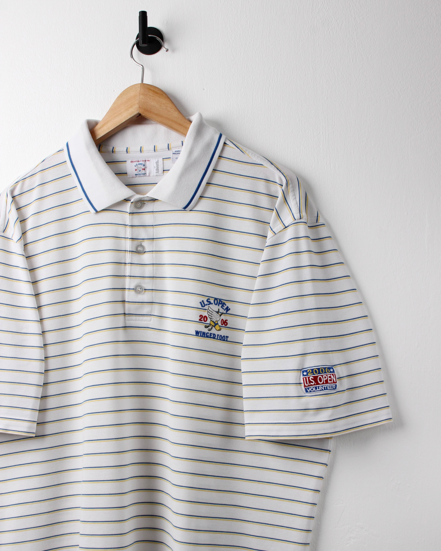 2006 US Open Winged Foot Volunteer Striped Polo (L)