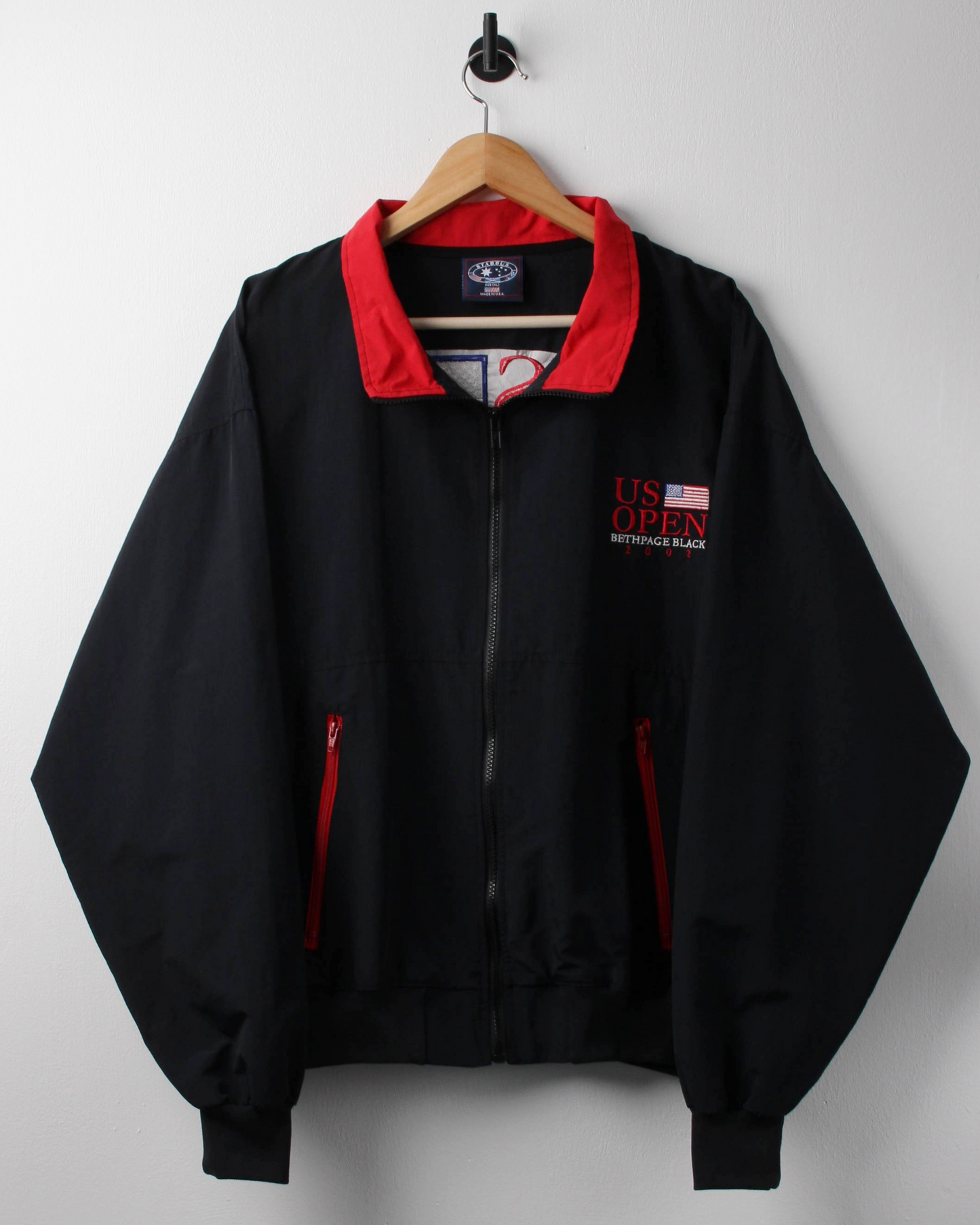 2002 US Open Bethpage Black Black/Red Jacket (L)