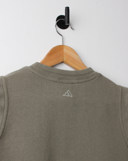 90s Adidas Khaki Cotton Golf Vest (XS)