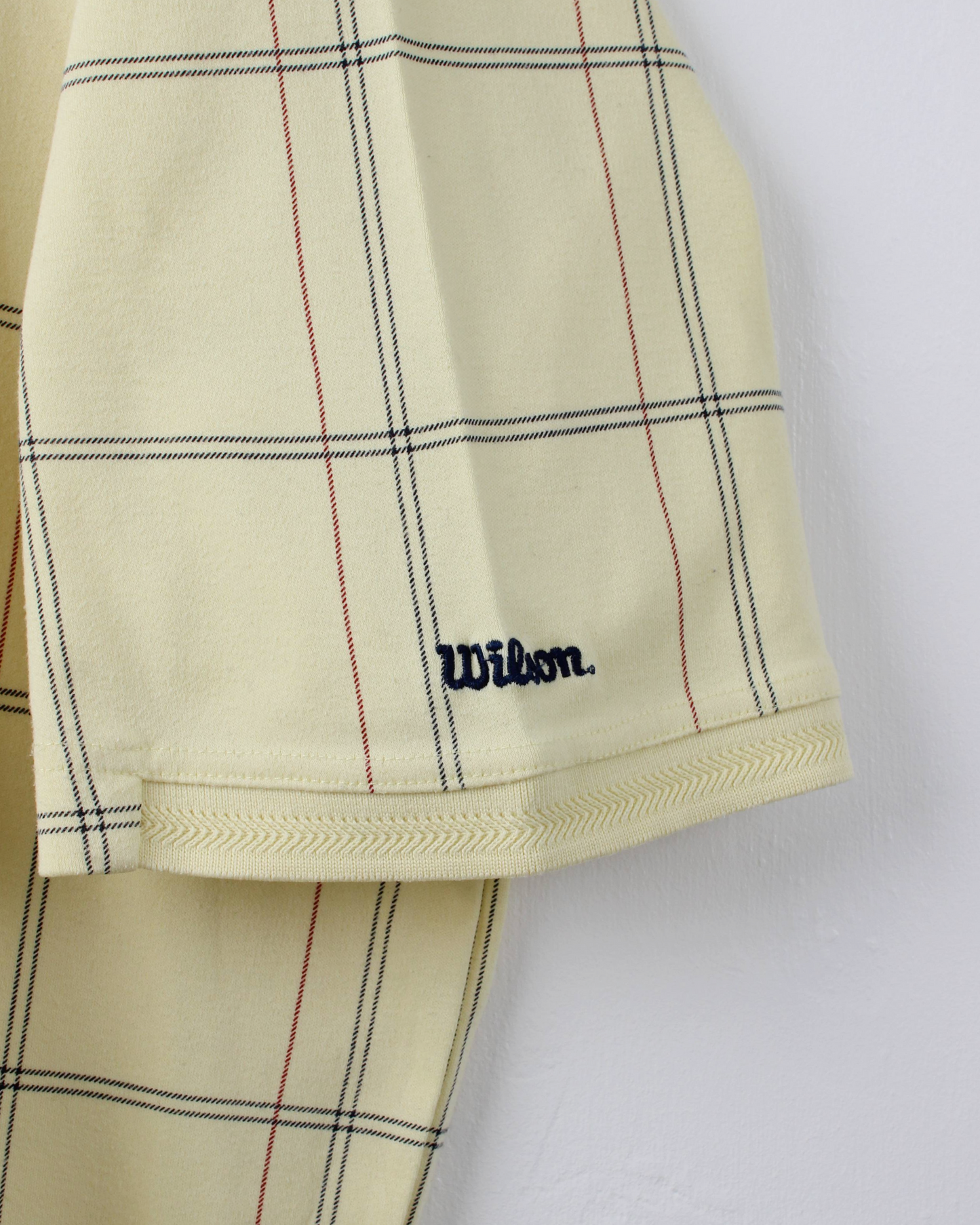 90s Wilson Yellow Plaid Polo (XL)