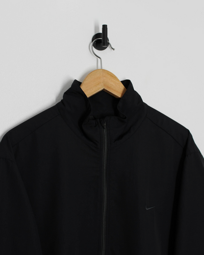00s Nike Black Short Sleeve Windbreaker (XL)