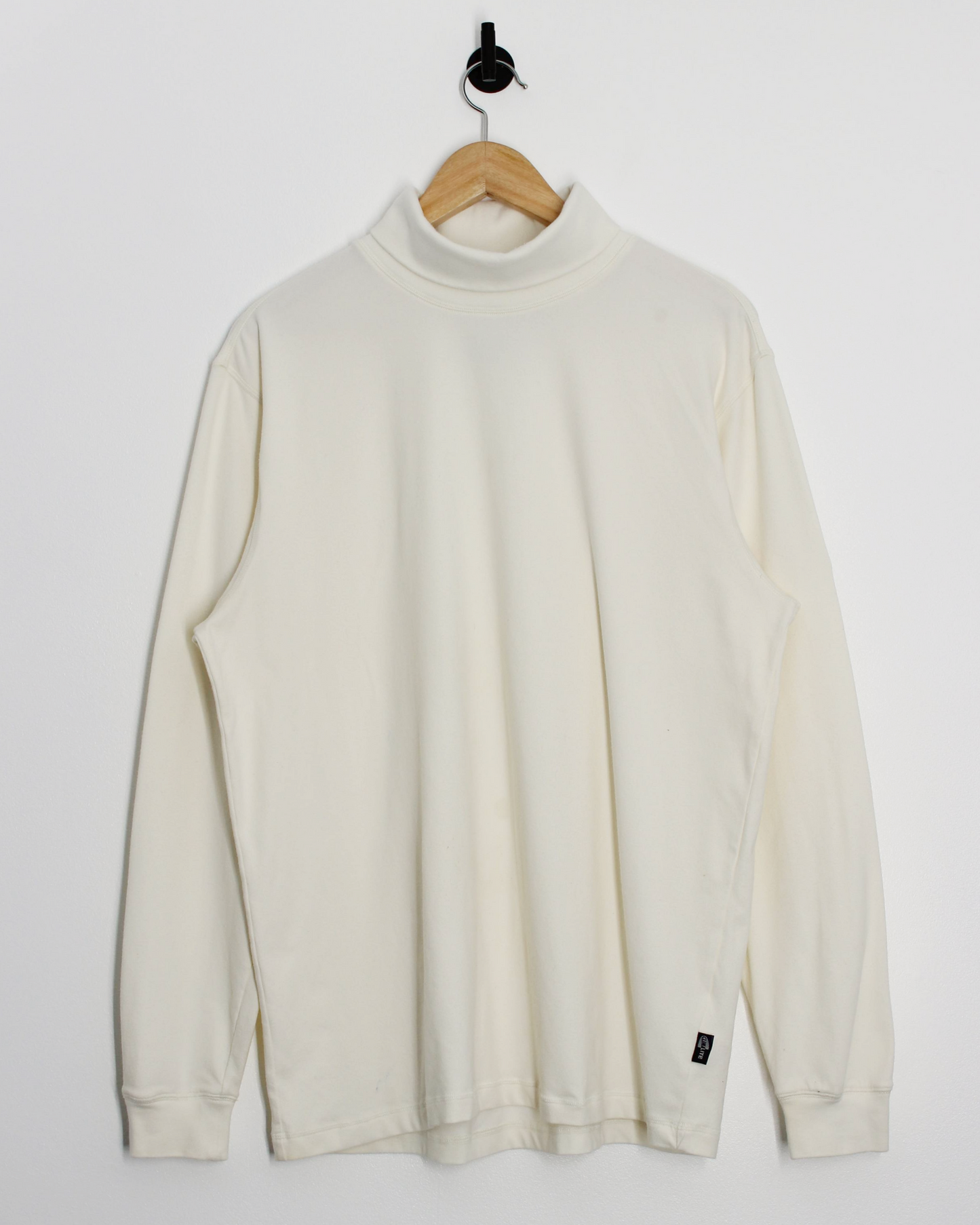 00s Adidas Cream Long Sleeve Turtle Neck (L)