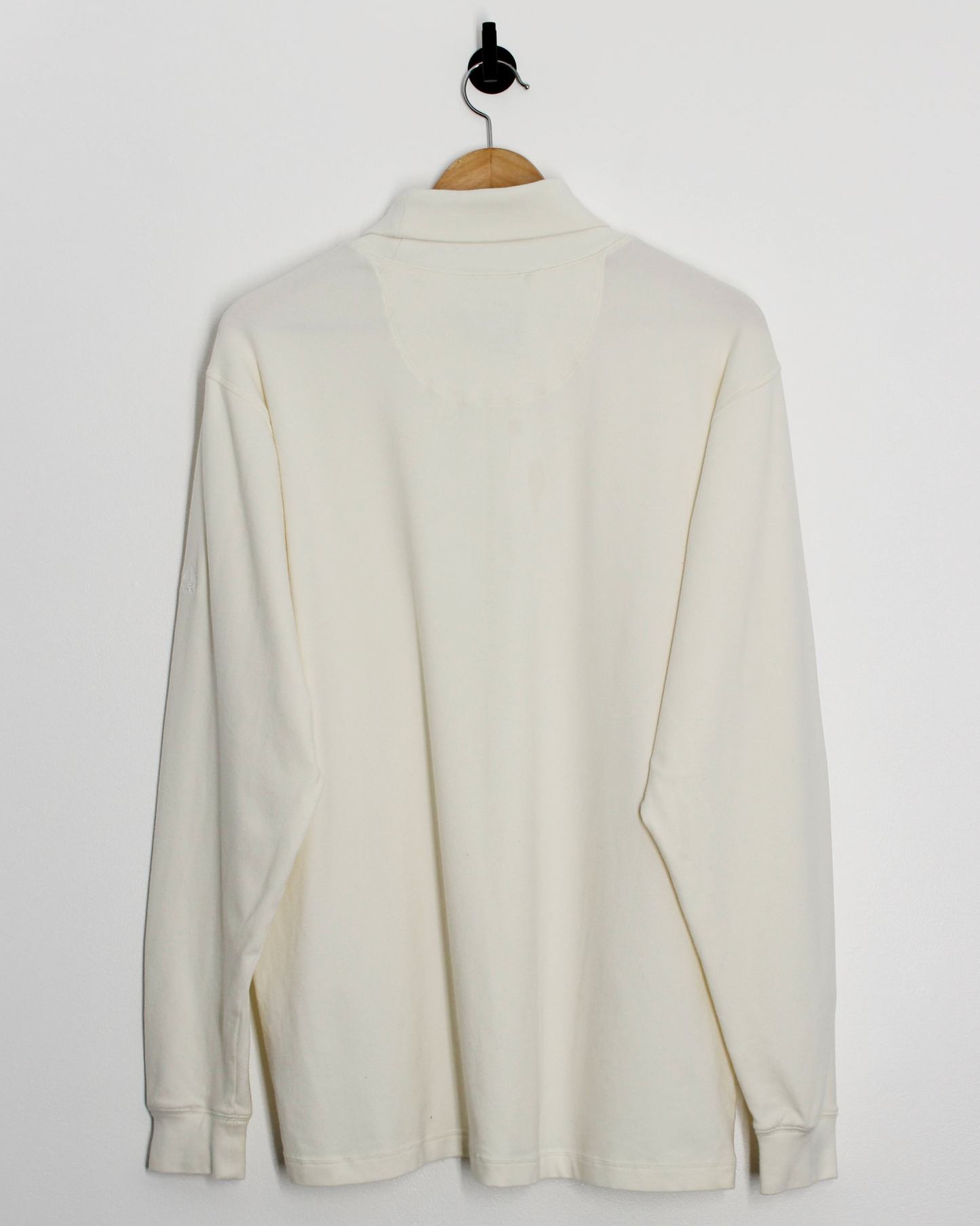 00s Adidas Cream Long Sleeve Turtle Neck (L)