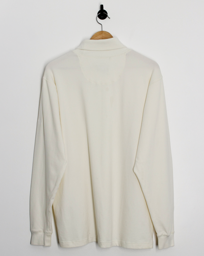 00s Adidas Cream Long Sleeve Turtle Neck (L)