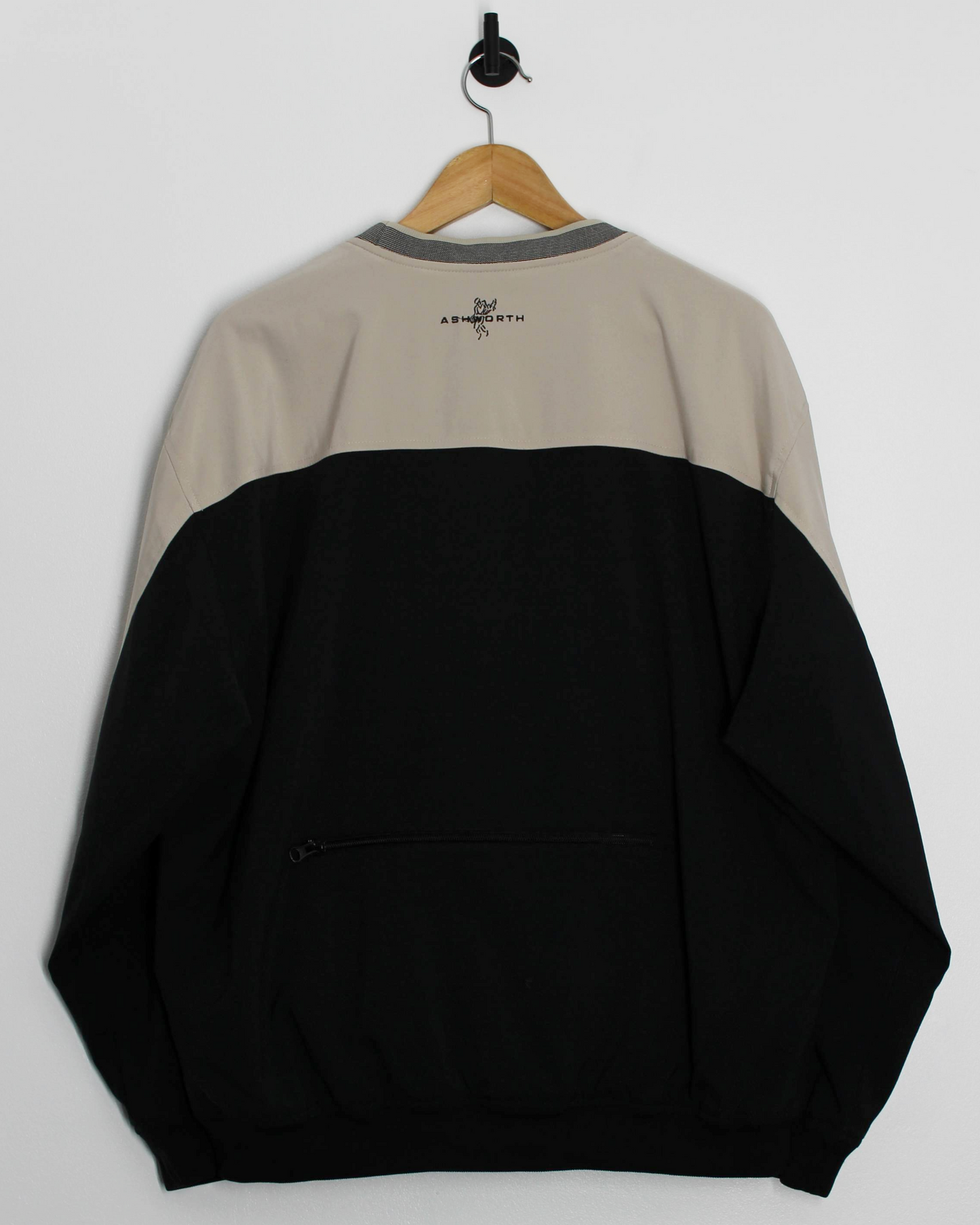 00s Ashworth Two-Tone Crewneck Windbreaker (M)