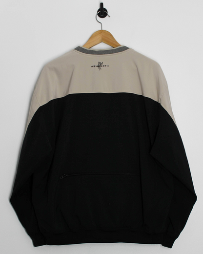 00s Ashworth Two-Tone Crewneck Windbreaker (M)